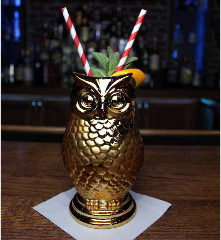 Barconic® Tiki Drinkware - Owl - 24 oz.