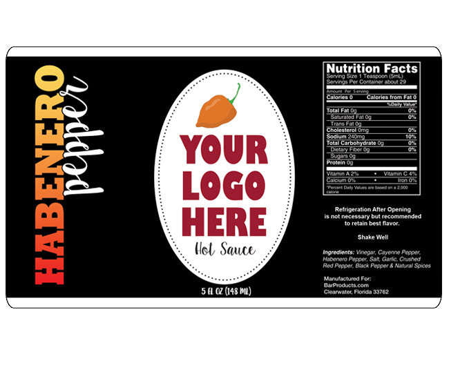 ADD YOUR NAME - Habenero Custom Hot Sauce