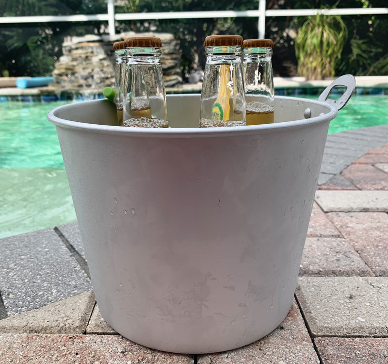 Aluminum Ice Bucket with Bottle Opener