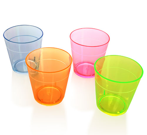 BarConic® 1.5oz Assorted Plastic Shot Glasses