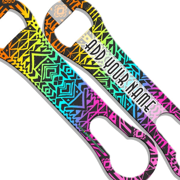 ADD YOUR NAME  V-Rod® Bottle Opener – Boho Aztec