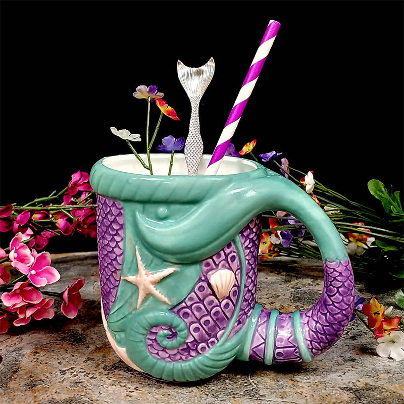 BarConic® Tiki Mermaid Tail Mug - 16 oz.