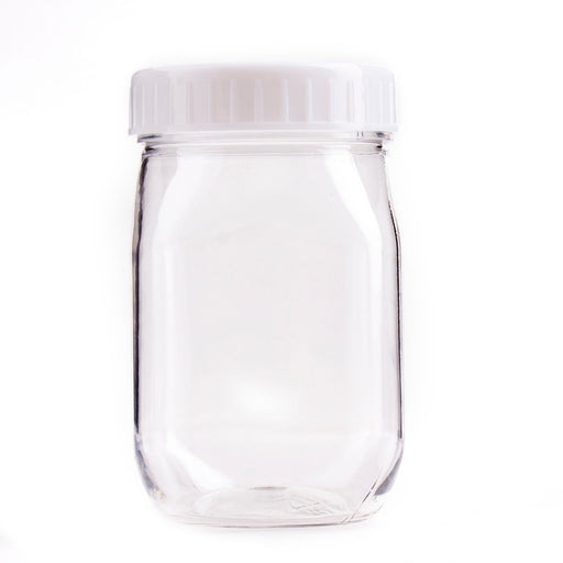 Mini Mason Jars - w/ Lids - Plastic 2.5 oz. - Pack of 8 — Bar Products