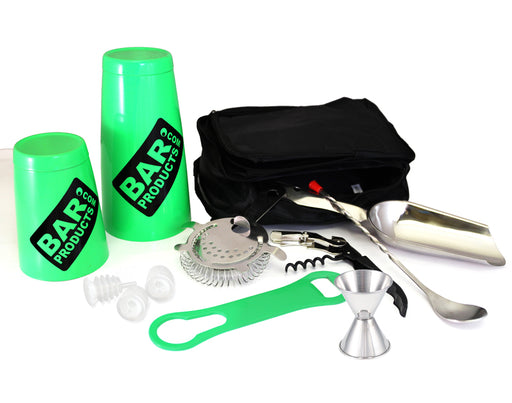 Tropical Bar Tote Set with Mint Bar Tools — Bar Products