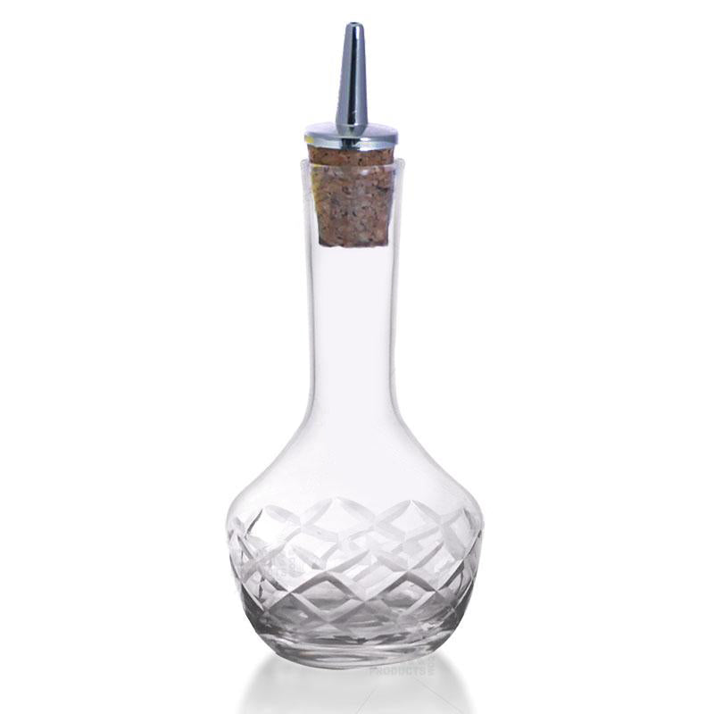 BarConic® Bitters Bottle - Diamond Pattern - 3oz.