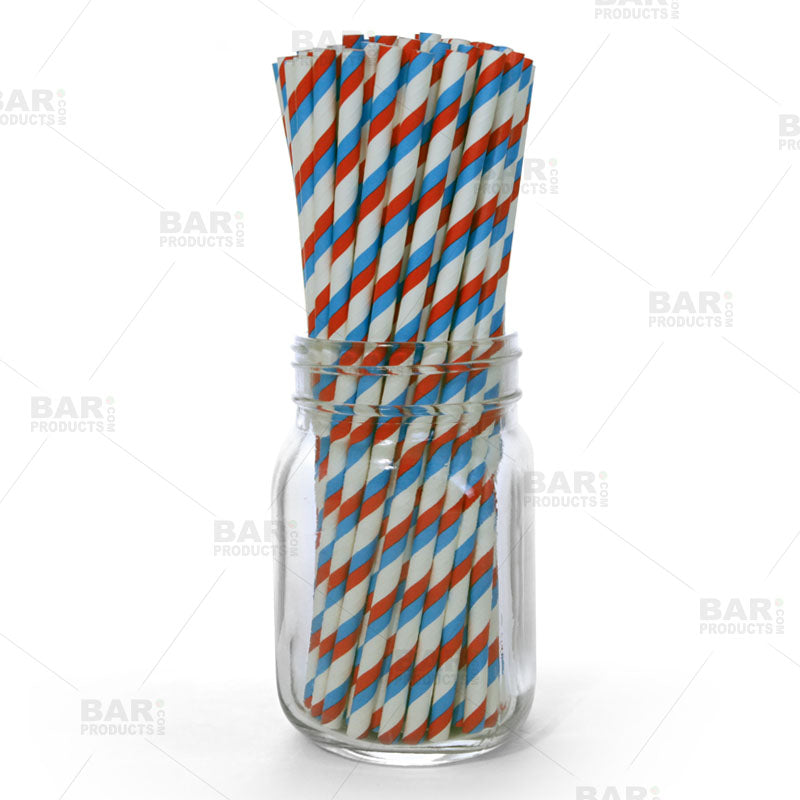 BarConic® Eco-Friendly Paper Straws - USA - 100 pack