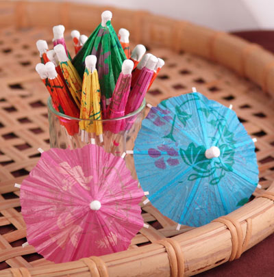 BarConic® Parasol Umbrella Cocktail Picks - 4