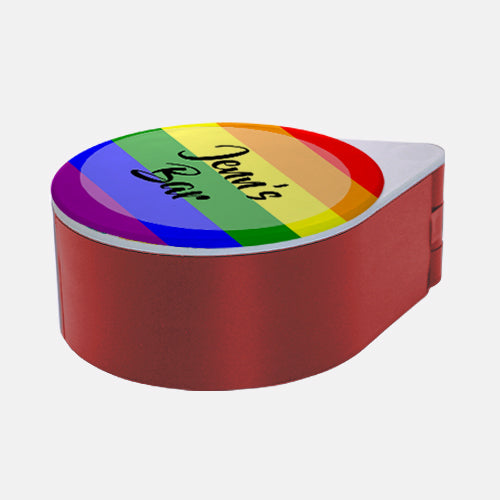 ADD YOUR NAME - Custom Glass Rimmer Lid - Pride