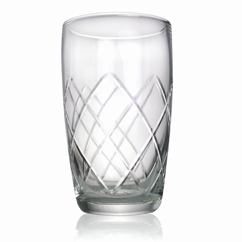 BarConic® 16 oz Diamond Pattern Glass