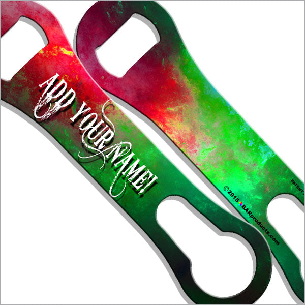 ADD YOUR NAME - V-ROD® Bottle Opener – Space Design – Several Color Options