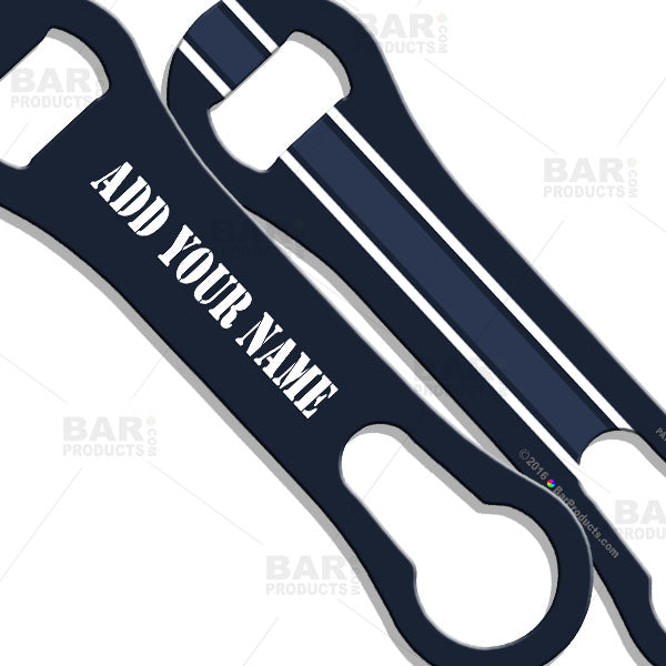 ADD YOUR NAME V-Rod® Bottle Opener - Sports Theme (Several Colors Available)