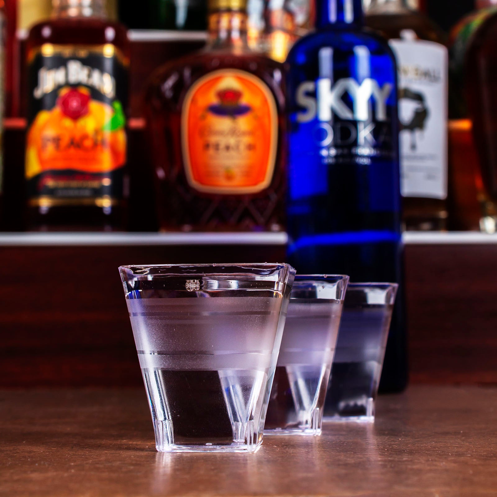 2 Ounce Square Shot Glass - 18 count