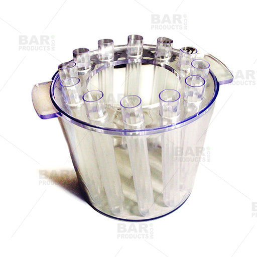 Test Tubes- Clear Test Tubes Flat- bottomed Containers Storage