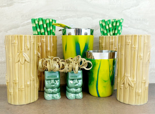 Raw Lacquer Series-Bamboo Cup Set (6pcs) - Shop dr-every-green