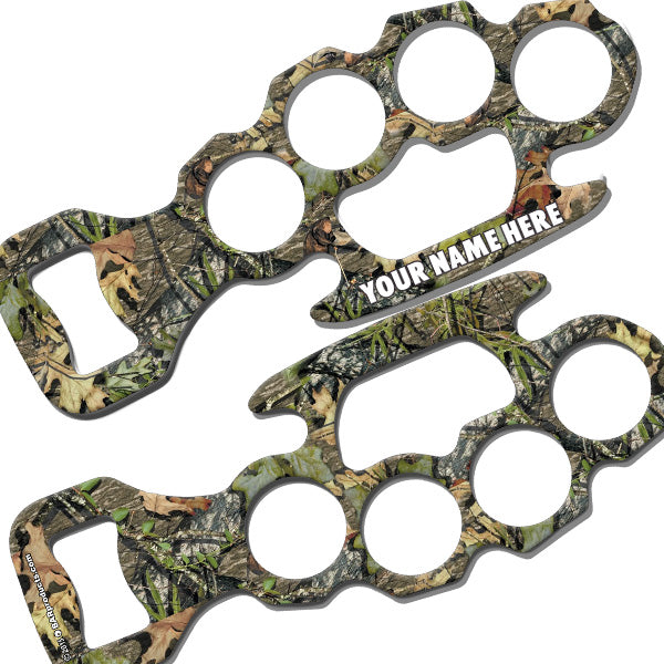 ADD YOUR NAME Knuckle Buster Bottle Opener - Camo