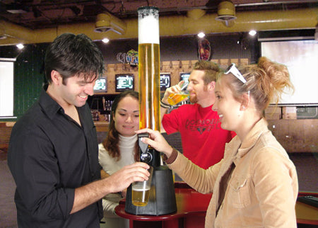 Superb 3 Litre Beer Tower Dispenser With Light And Ice Tube