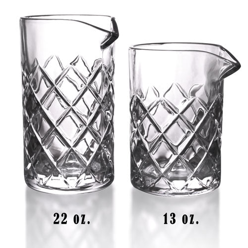 BarConic® 651ml (22 oz) Diamond Pattern Mixing Glass