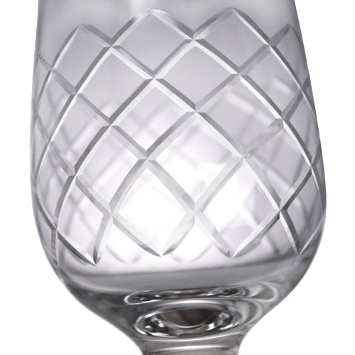 BarConic® Stemmed Diamond Pattern Mixing Glass - 887ml (30oz.)