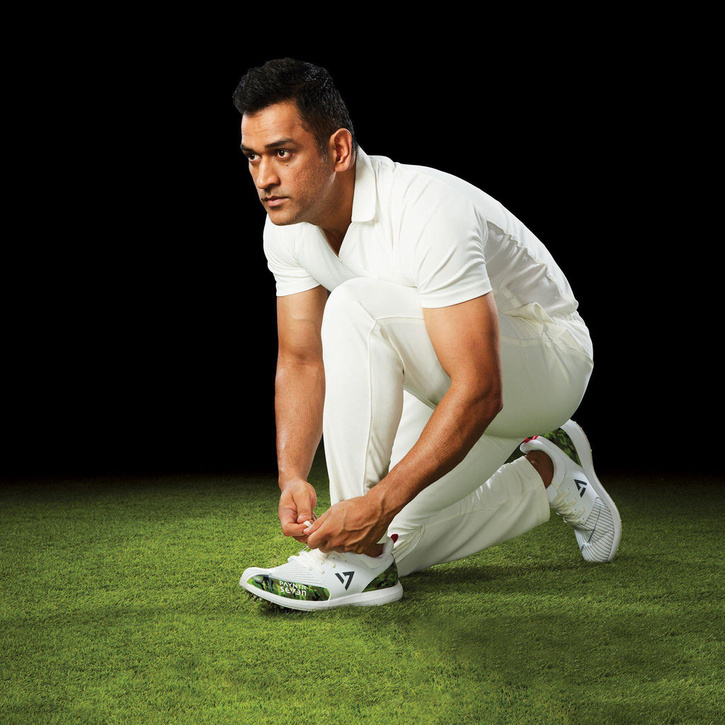 seven dhoni shoes