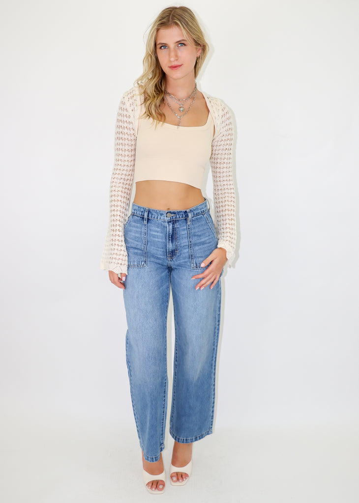 Currently Loving: Cropped Sweaters + High-Waisted Anything