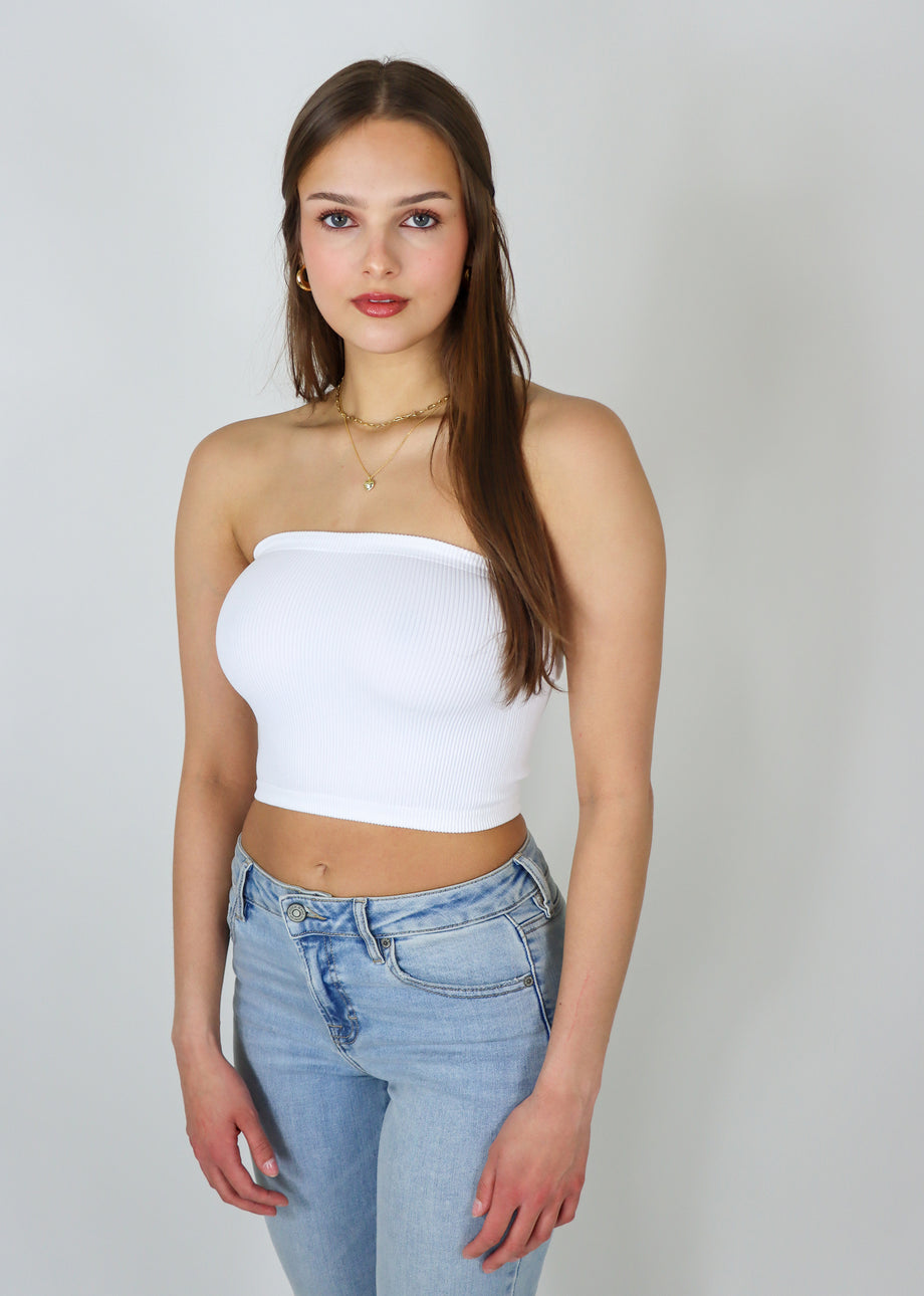 The Difference Tube Top ☆ Light Wash – Rock N Rags