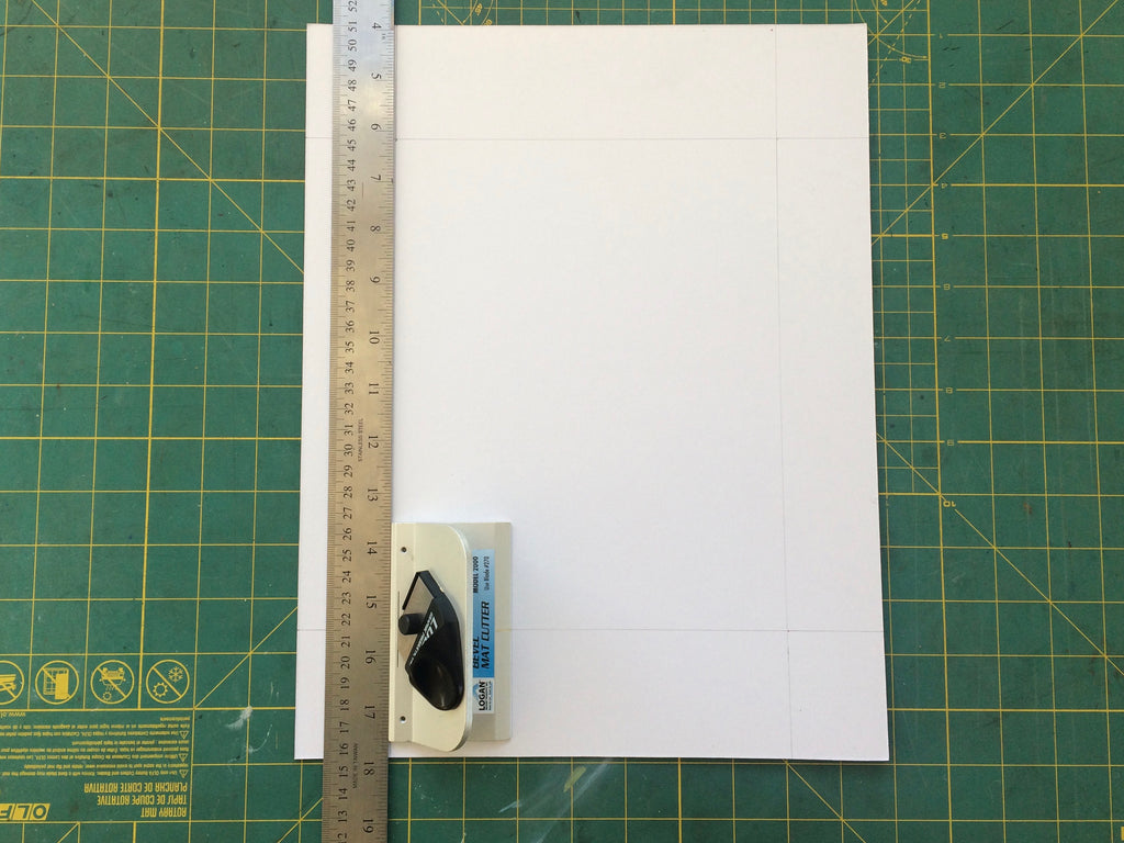 How to Cut a Mat for Framing – Lucky Bat Paper Co.