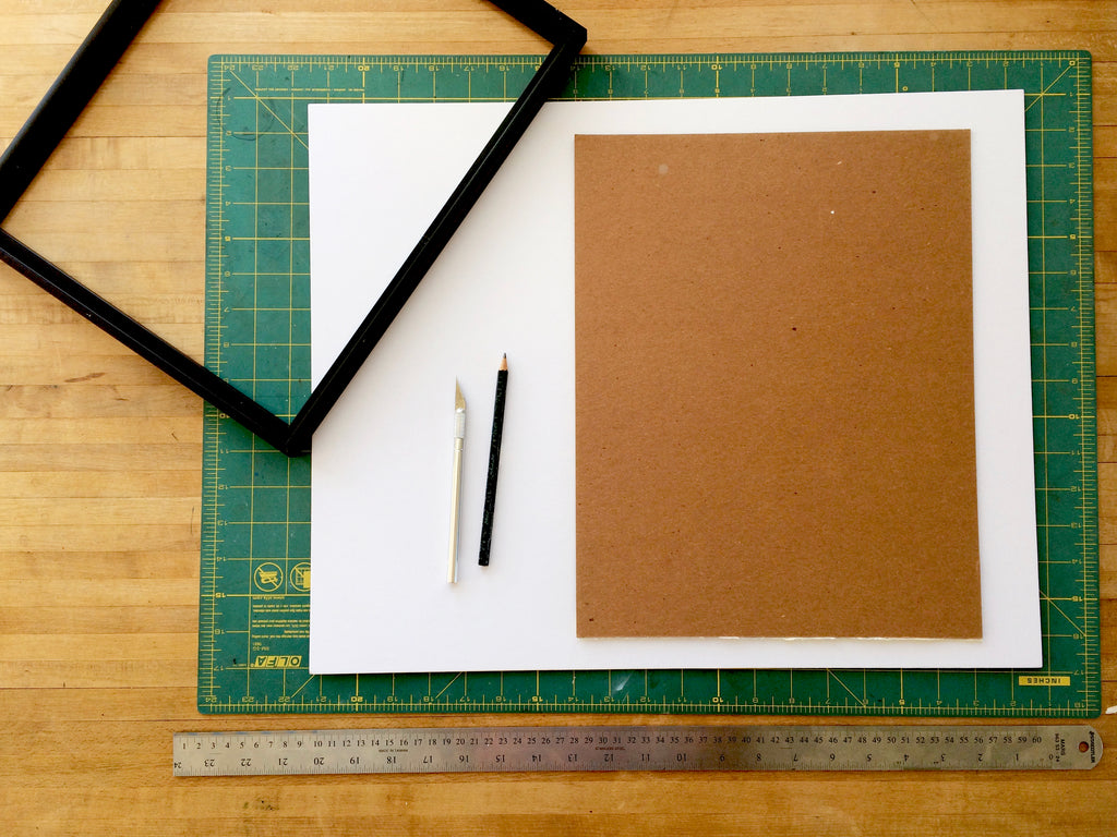 How to Cut a Mat for Framing – Lucky Bat Paper Co.