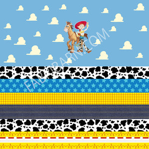 Modern Cloth Nappy Panel - Cow Girl Nappy Panel