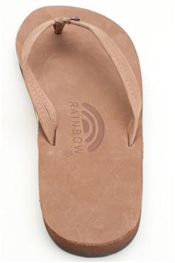 rainbow single layer premier leather with arch support