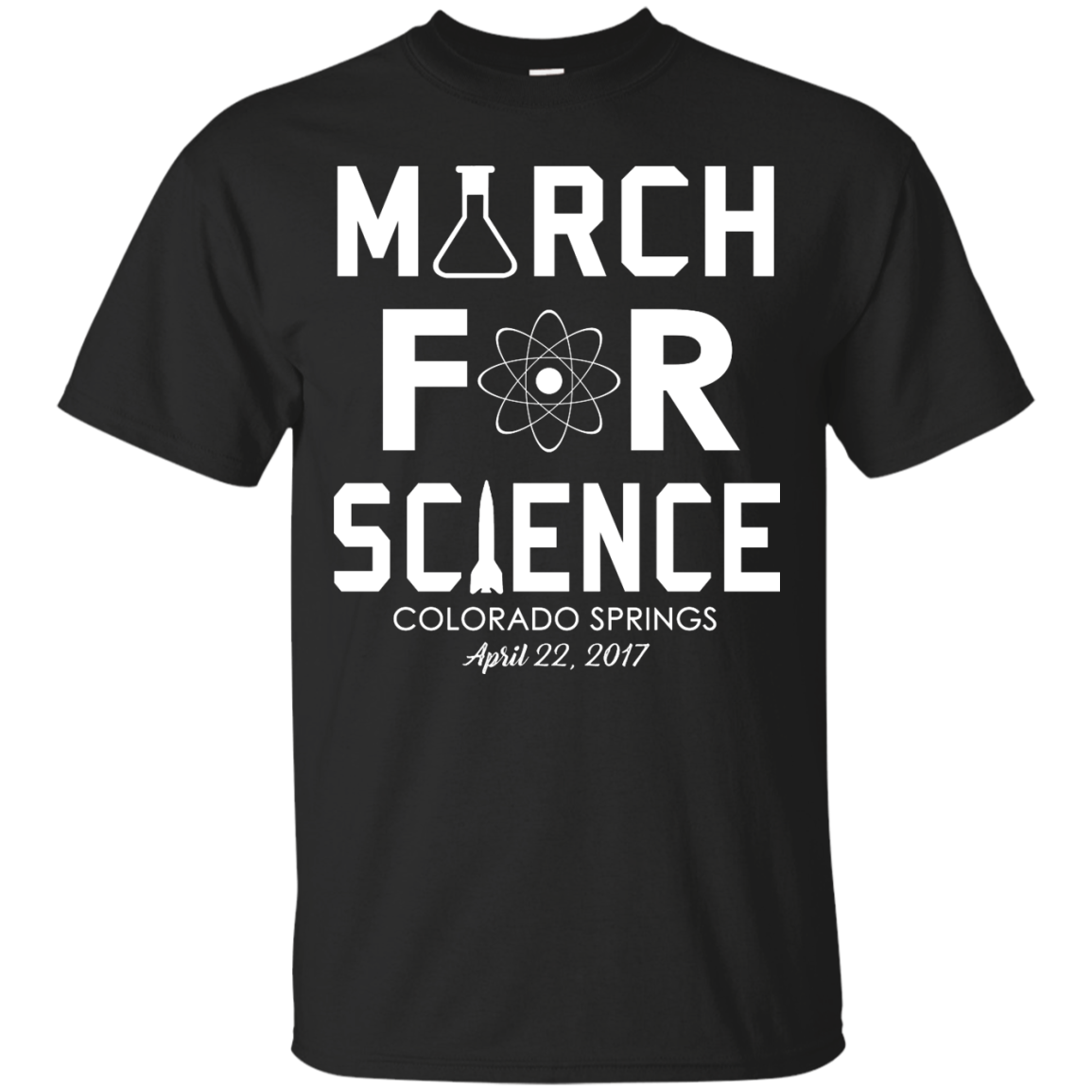 March For Science In Colorado Springs 2 T-shirt T-shirt