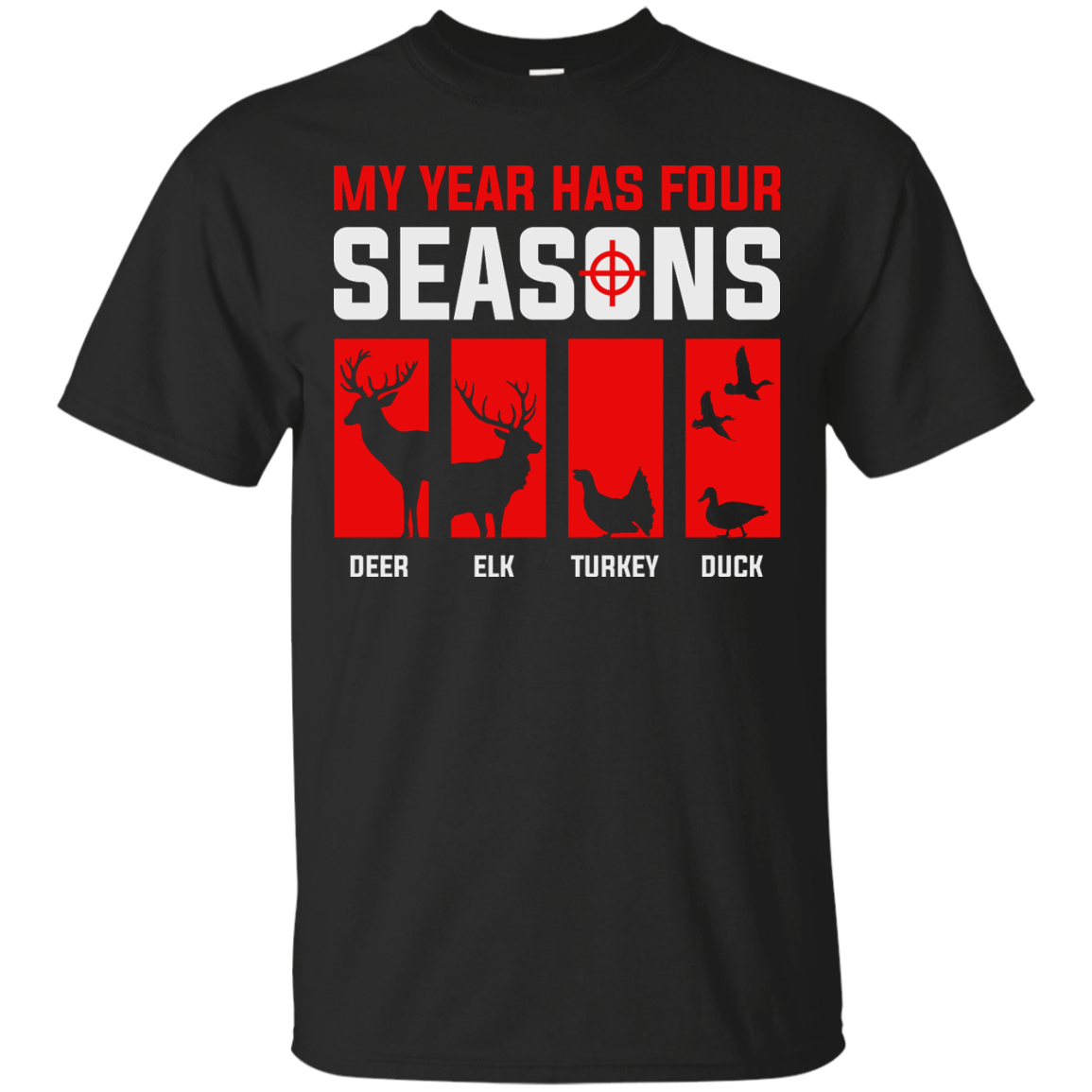 Four Seasons Of Hunting T-shirt