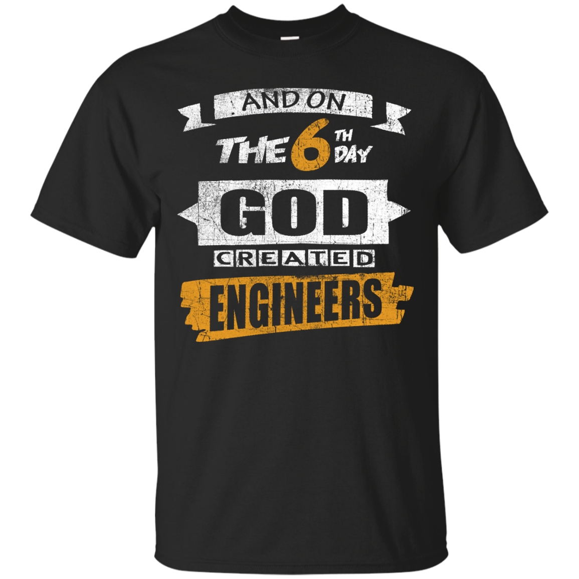 God Created Engineers T-shirt