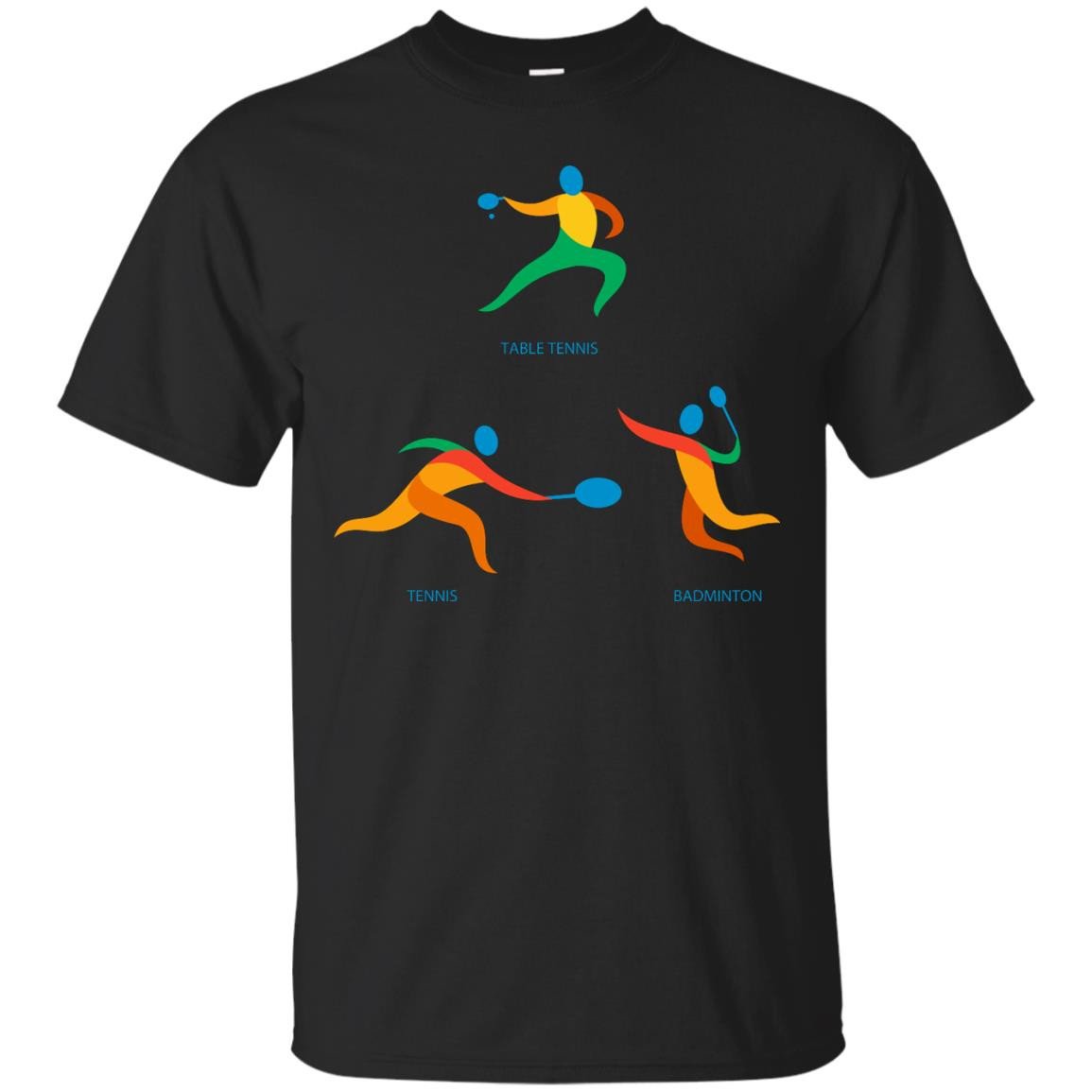 Table Tennis Badminton Icon T-shirt