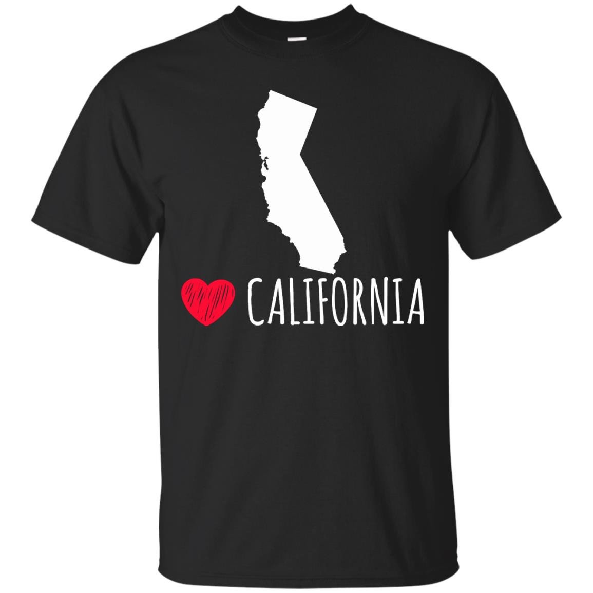 Love Heart California T-shirt
