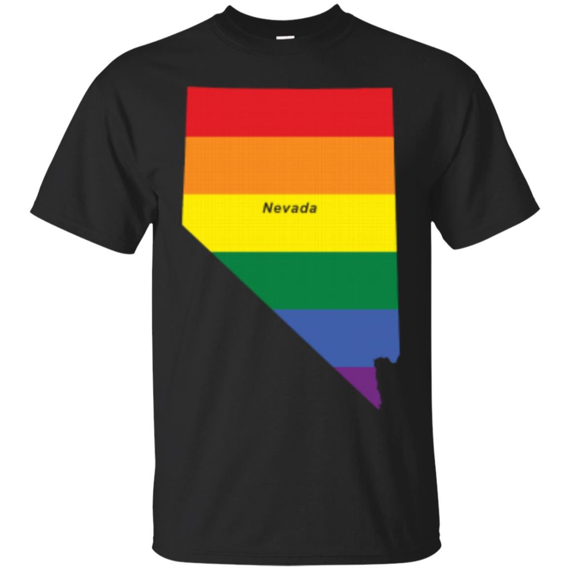 Nevada Rainbow Flag T Shirt