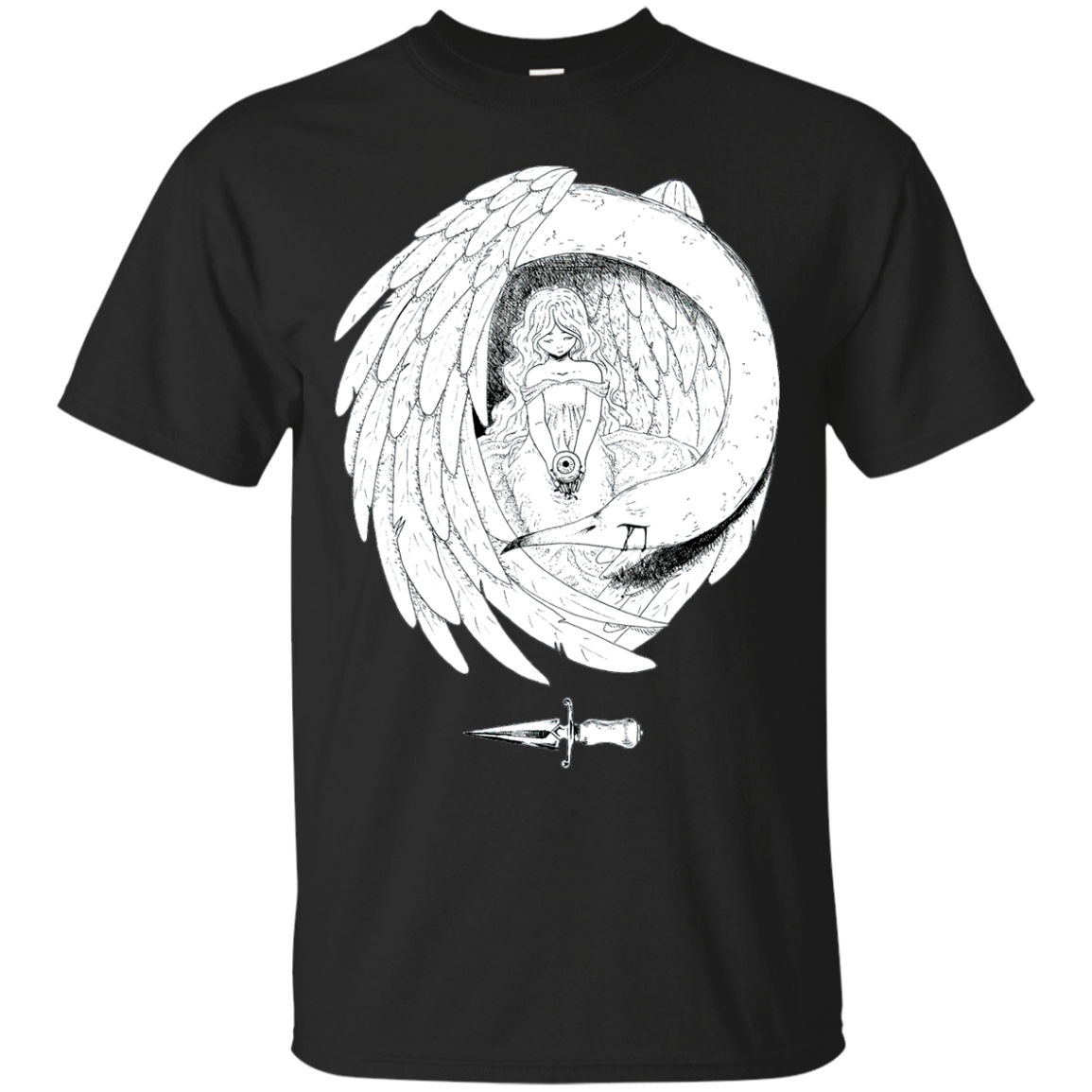 The Girl And The Bird T-shirt