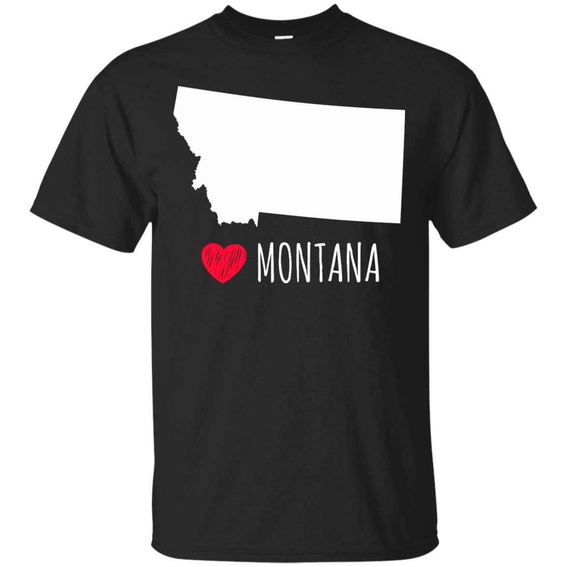 Love Heart Montana T-shirt