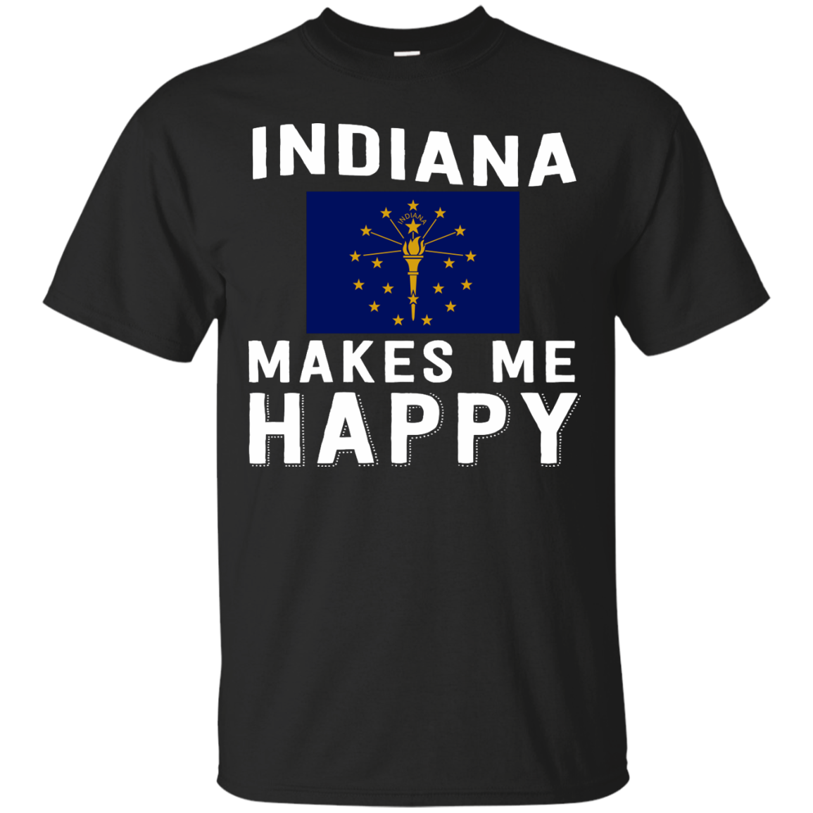 Indiana Makes Me Happy T-shirt