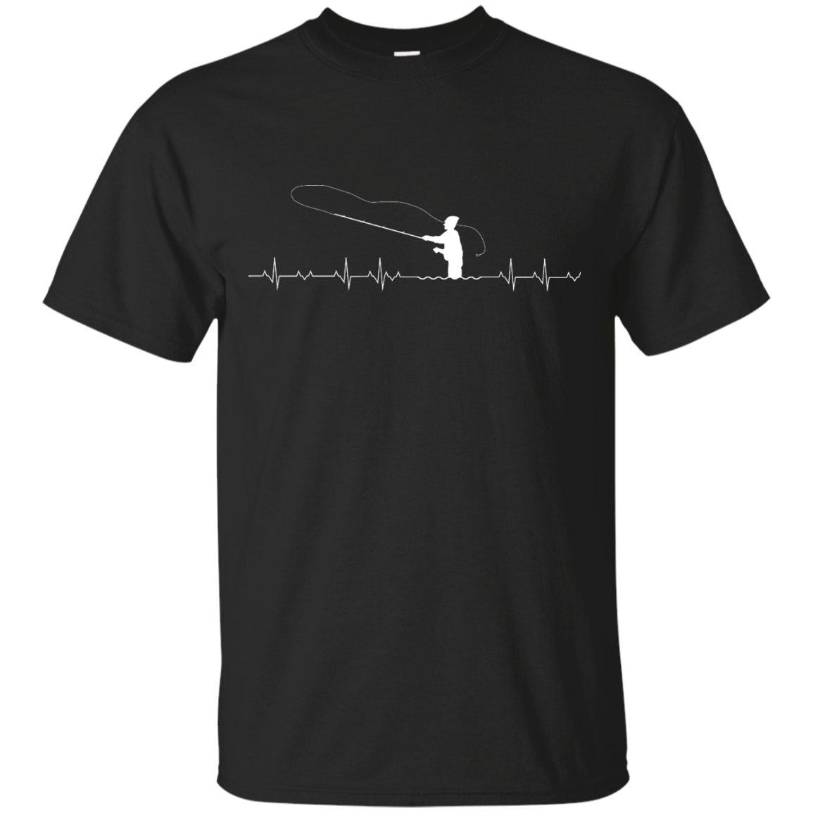 Fishing Heartbeat T-shirt