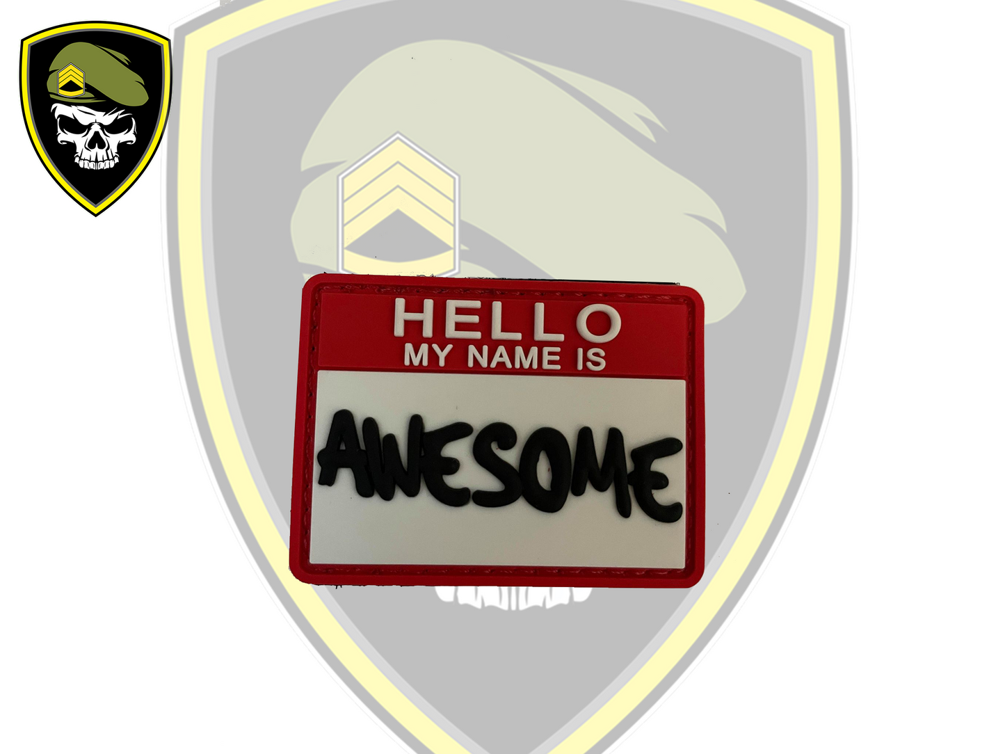 Amped Patch  HPA Powered PVC Velcro Morale Patch