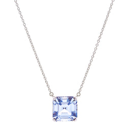 blue cubic zirconia necklace