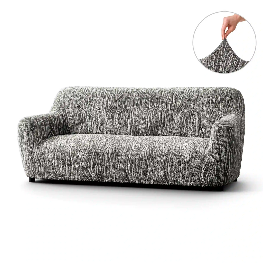 3 Seater Sofa Cover - Universo Grey, Microfibra Printed – Menotti Sofa  Covers