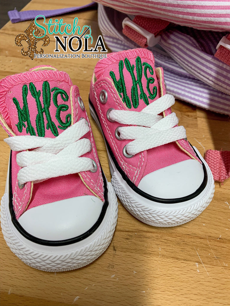 converse shoes monogrammed