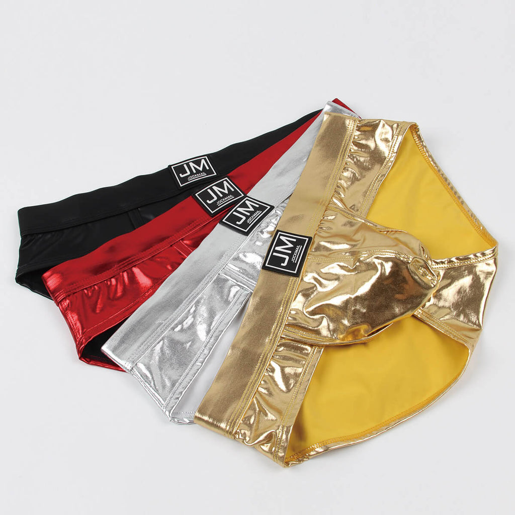 Jockmail Metallic Origin Brief Collection - V Pouch - Electric Gold ...