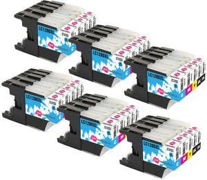 INK INSPIRATION® Replacement for Brother LC1280XL LC1240XL Ink Cartridges 30-Pack, Use with Brother MFC-J430W MFC-J5910DW MFC-J6510DW MFC-J6910DW MFC-J825DW MFC-J625DW DCP-J925DW DCP-J725DW DCP-J525W