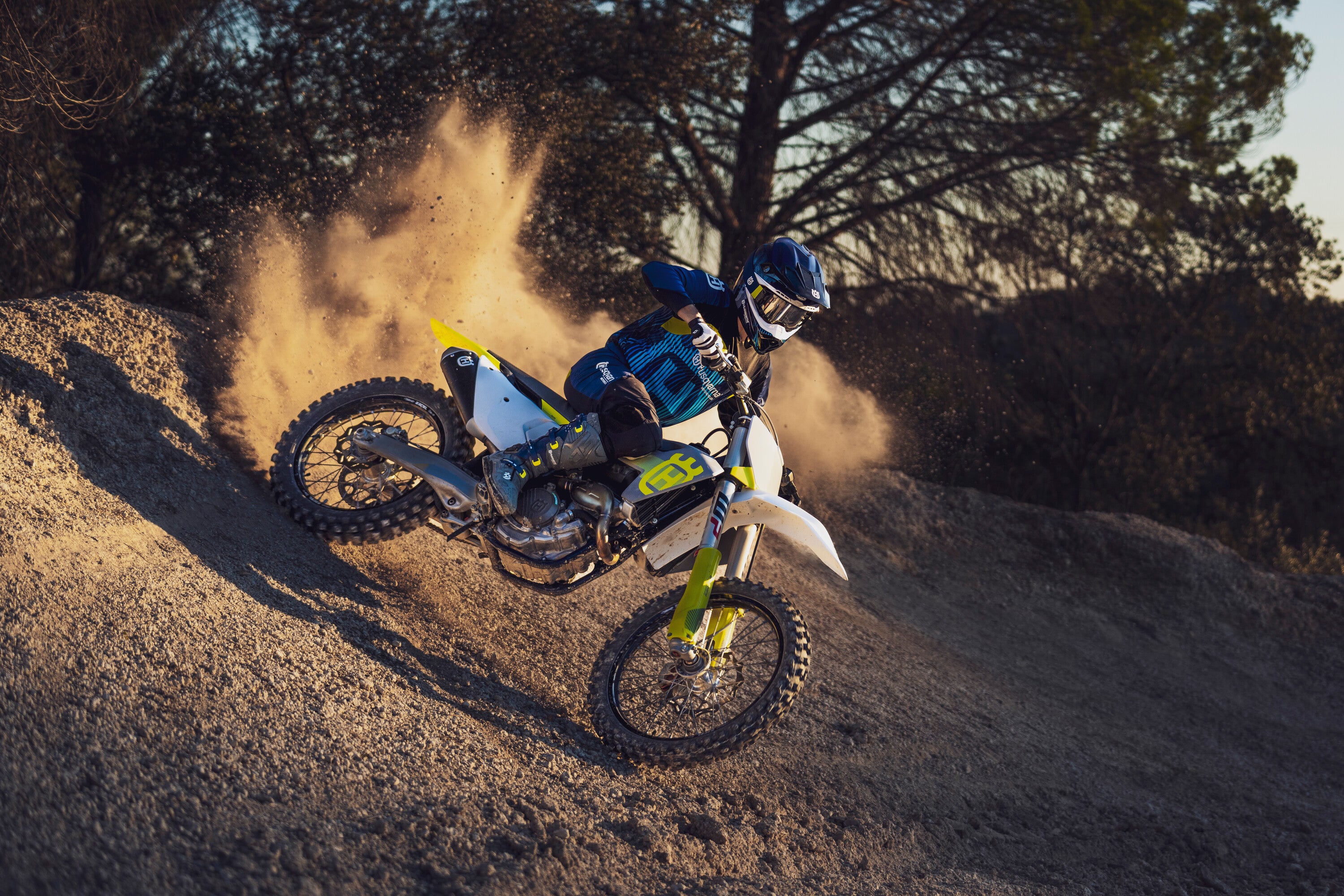 2024 Husqvarna Motorcycle Ripping Corner Berm