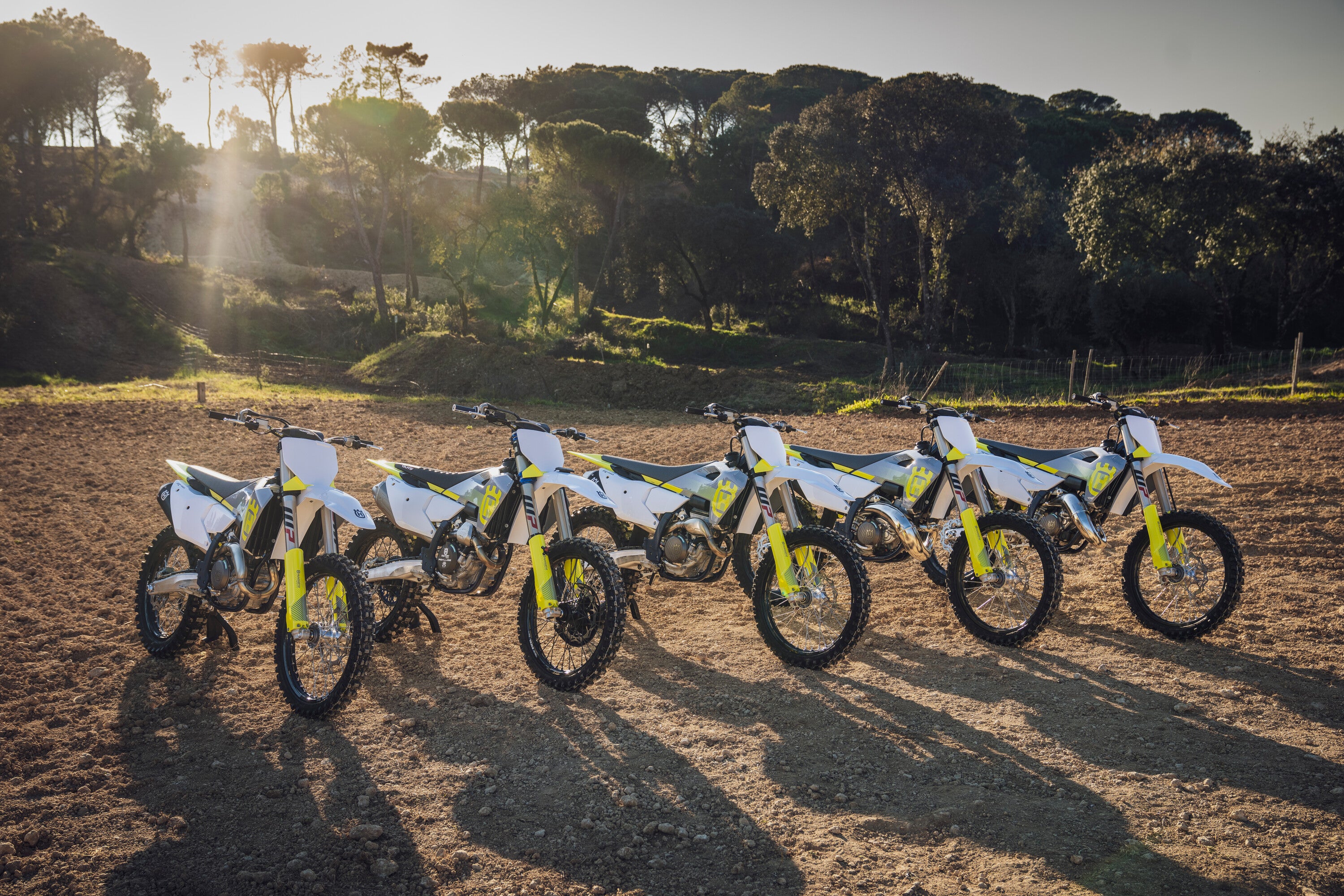 Complete Husqvarna Motorcycles TC and FC Motocross Line-up