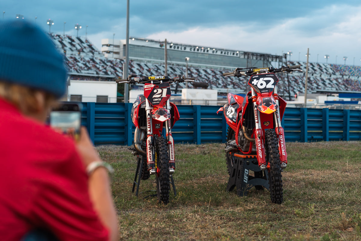 Photo shoot at Daytona International Speedway with Kelana Humphrey