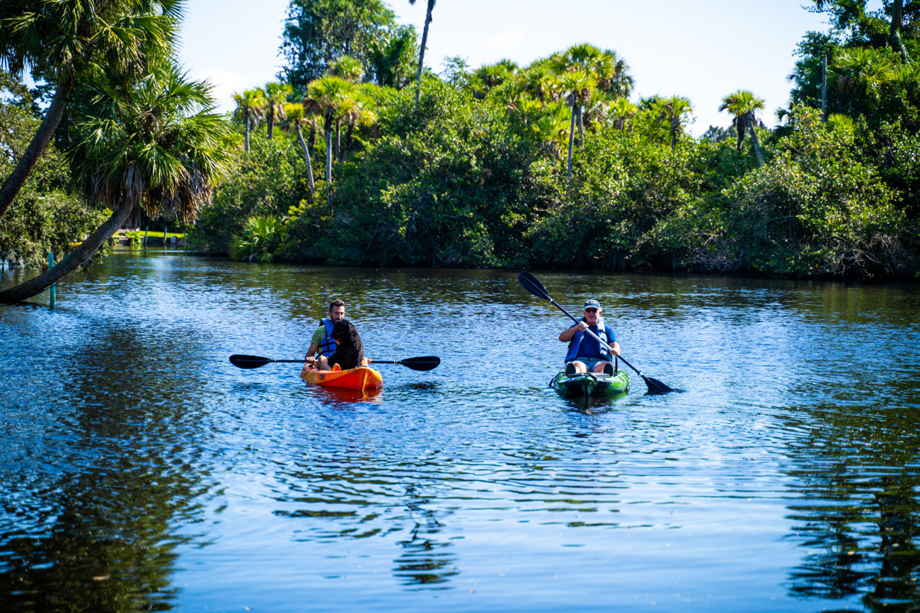 Kayaking at Lost River Outdoor Center in Stuart, FL