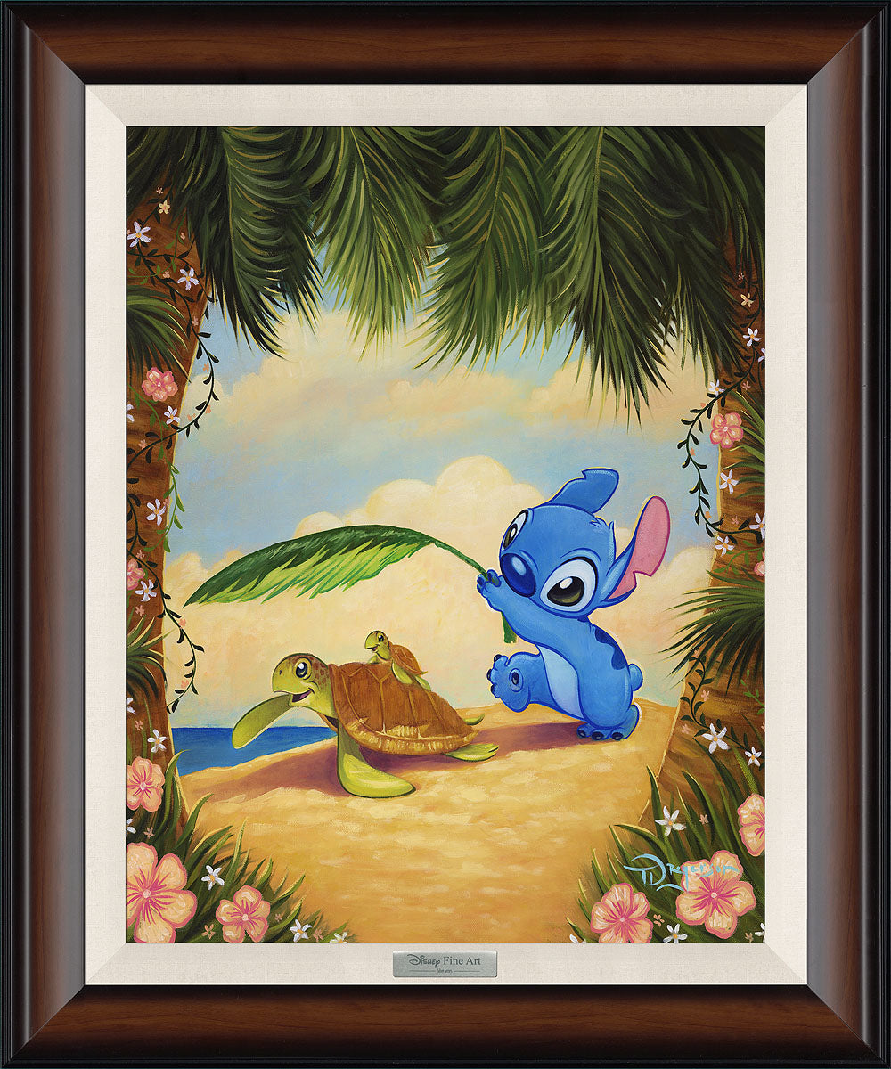 seinpaal Gemeenten Ongeëvenaard Mahalo Stitch" by Tim Rogerson - Disney Artwork - Treasures on Canvas –  Disney Fine Art